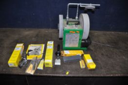 A TORMEX WET GRINDING SYSTEM with an SVD-185 gouge jig, a SVM-45 knife jig, a SP-650 stone grinder