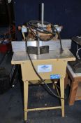A SCHEPPACH HF-33 SPINDLE MOULDER table width 61cm height 87cm 240v (PAT pass and working)