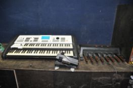A THOMAS CALIFORNIAN ELECTRIC ORGAN WITH PEDAL BOARD and volume pedal (spares or repairs)(