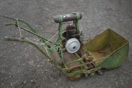 A VINTAGE ATCO CHAS H PUGH BIRMINGHAM CYLINDER LAWNMOWER (condition report: rusted and untested)