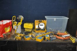 A BOX AND A BAG CONTAINING BT ENGINEERS TEST EQUIPMENT including a Tester 301B, an Ohmmeter 18C,