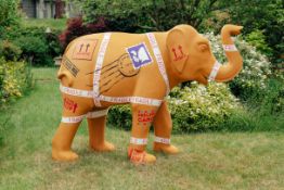 'Jumbo Parcel (Handle With Care)' is a tongue in cheek design whereby the contents