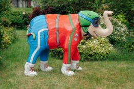 ''Ski-Ellie' Like all keen skiers, Ski-Ellie is equipped for a fun day on the slopes and looks super