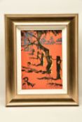 ROLF HARRIS (AUSTRALIA 1930-2023) 'KOOKABURRA AT DUSK', a limited edition print on board, 139/495,