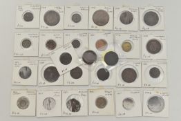 A SIERRA LEONE 1796 RARE ONE CENT BRONZE COIN, mintage 50,000 together with a quantity of Itemised