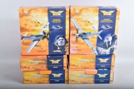 SIX BOXED 1:72 SCALE CORGI AVIATION ARCHIVE FLYING ACES DIECAST MODEL AIRCRAFT, the first is a