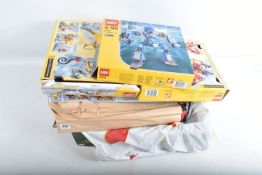 SIX BOXED LEGO SETS, to include a City Speedboat 7244, model part built with instructions, a