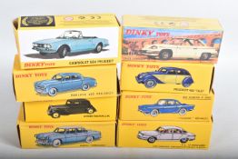 EIGHT BOXED ATLAS EDITIONS REPRODUCTION FRENCH DINKY TOYS FRENCH CAR MODELS, Citroen Traction
