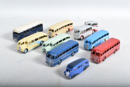 A QUANTITY OF ASSORTED DINKY TOYS BUSES AND COACHES, Streamline Bus, No.29b, Single Deck Bus, No.