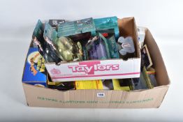 TWO TRAYS OF BOXED TV AND FILM MODEL VEHICLES AND HARRY POTTER FIGURES, Harry potter items include a
