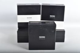 FIVE BOXED CORGI PRECISION CAST CLASSICS MODEL CARS, to include a Morris Minor Saloon Car, model no.