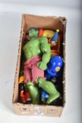 AN UNBOXED MEGO/BURBANK TOYS INCREDIBLE HULK ACTION FIGURE, marked '©1976 Marvel Comics Group, All