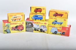 EIGHT BOXED ATLAS EDITIONS REPRODUCTION DINKY TOYS LORRY/TRUCK AND VAN MODELS, Morris J type Van '