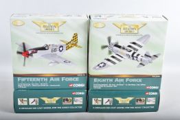 FOUR BOXED 1:72 SCALE LIMITED EDITION CORGI AVIATION ARCHIVE DIECAST MODEL AIRCRAFTS, the first