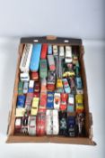 A QUANTITY OF UNBOXED AND ASSORTED PLAYWORN DIECAST VEHICLES, to include Corgi Toys Chitty Chitty