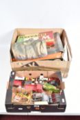 A QUANTITY OF UNBOXED AND ASSORTED PLAYWORN DIECAST VEHICLES, to include Dinky Toys U.F.O.