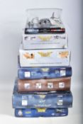 SEVEN BOXED CORGI AVIATION ARCHIVE DIECAST MODEL AIRCRAFTS, the first is a Modern Fighter Legends