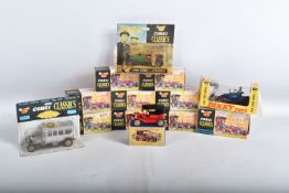 A QUANTITY OF BOXED AND CARDED ORIGINAL CORGI CLASSICS VINTAGE CAR MODELS, to include 'The World