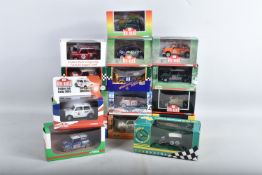 SIXTEEN BOXED DIECAST MODEL MINIS, to include mostly Corgi and one Vanguards model such as two boxed