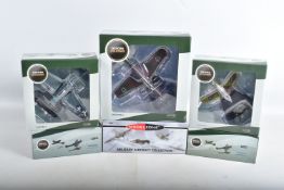 SIX BOXED 1:72 SCALE OXFORD AVIATION DIECAST MODEL AIRCRAFTS, the first is a Macchi Veltro