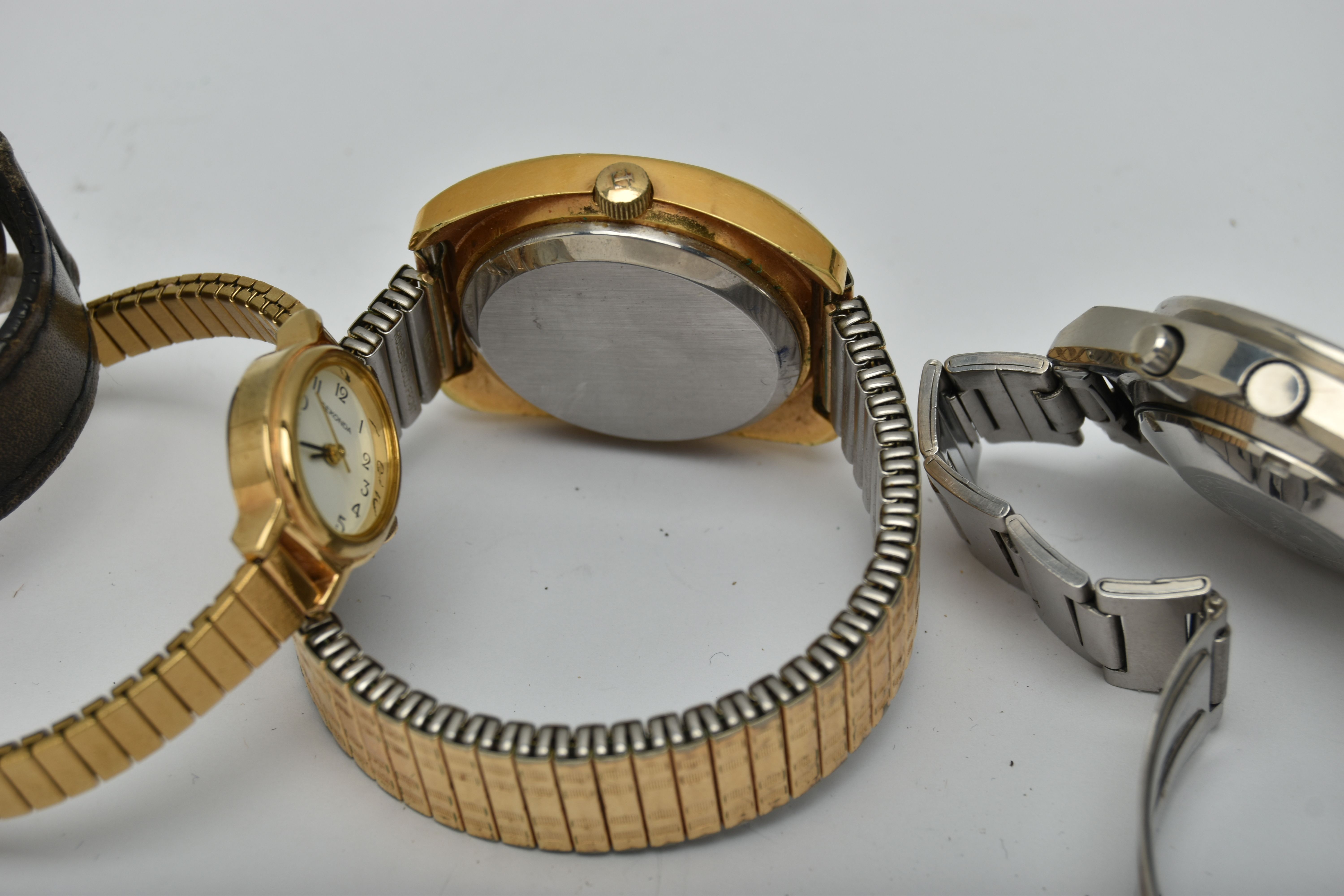 AN ASSORTMENT OF WATCHES, to include a 'Seiko' chronograph automatic wristwatch 6139-6002 361098, - Image 8 of 10