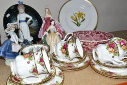 A QUANTITY OF CERAMICS FROM NAMED MANUFACTURERS to include a Masons Vista fruit bowl diameter