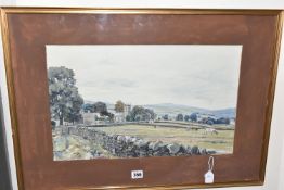 WALTER HORSNELL (1911-1997) 'SEPTEMBER, WARFDALE, HEBEN CHURCH', a Yorkshire landscape with church