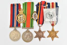 WWII MEDALS, to include two George VI Defence medals, with ribbons, unassigned, 'The France and