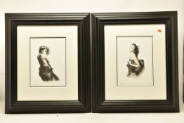 DARREN BAKER (BRITISH 1976) 'STUDY FOR TEMPTRESS I & II' , two signed artist proof prints on