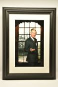 JOHN SWANNELL (BRITISH 1946) 'HRH PRINCE CHARLES', a photographic print of Charles before he