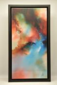 SIMON KENNY (IRELAND 1976) 'CLOUDSONG I', a signed limited edition print on canvas, an abstract