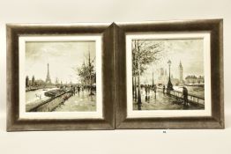 HENDERSON CISZ (BRAZIL 1960) 'CITY VISIONS I & II', two signed artist proof edition prints on