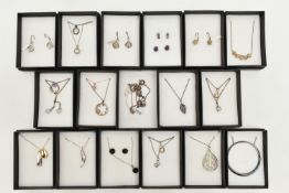 ASSORTED 'KIT HEATH' JEWELLERY, to include a large circular form silver pendant necklace, a silver
