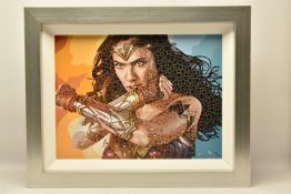 PAUL NORMANSELL (BRITISH 1978) 'THE TIME IS NOW' a signed artist proof edition print of Gal Gadot as