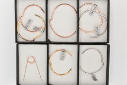 AN ASSORTMENT OF 'OBAKU' JEWELLERY, to include a bangle bracelet, approximate internal width 64mm,