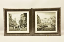 HENDERSON CISZ (BRAZIL 1960) 'CITY VISIONS III & IV', two signed artist proof edition prints on