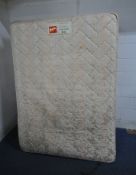 A SLUMBERLAND BRONZE SEAL DIVAN BED AND MATTRESS (condition report: general signs of wear and