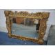 A GILT FRAMED WALL MIRROR, 82cm x 63cm, along with two other mirrors (condition report: teak - Image 2 of 4