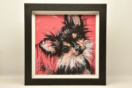 SAMANTHA ELLIS (BRITISH 1992) ' BECAUSE I'M WORTH IT', an artist proof edition print of a Terrier