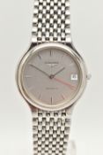 A 'LONGINES' FLAGSHIP WRISTWATCH, automatic movement, round dial signed 'Longines', baton markers,