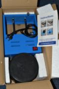 A BOXED 'BEACH LAPIDARY LTD, METAL BARRELLING MACHINE', kit number MB5, EU plug, 5lb barreling base,