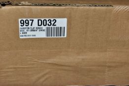 A BOXED 'DURSTON FLAT BENCH VICE 101 6MM/4 SWIVEL BASE, product number 997D032