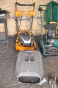 A PARTNER 471Spe SELF PROPELLED PETROL LAWN MOWER with grassbox. (Engine pulls freely but hasn't