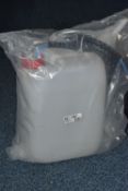 AN 'ELMASTEAM WATER CONTAINER WITH INTEGRATED LEVELING', product number 9971367 (condition report: