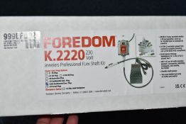 FOREDOM PENDANT MOTOR SR JEWELLERS KIT QUICK RELEASE SYSTEM, model number K.2220, (condition report: