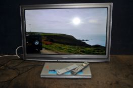 A PANASONIC TX-L37D28BSA 37in TV WITH REMOTE (no stand but has) and a Sony DVD player with remote (
