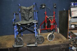 A LIGHTWEIGHT FOLDING WHEELCHAIR and a Drive Mobility Travelator (2)
