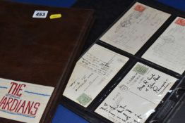 TWO ALBUMS containing 112 early 20th century Postcards, 60 of which are dated between 1903 -1906,