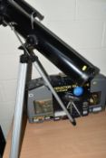 A BOXED SCIENCE TECH REFLECTOR TELESCOPE 262 POWER to include a reflector telescope 700mm focal