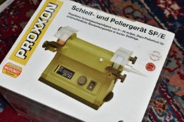 A BOXED PROXXON POLISHER GRINDER, product number 999E6601, EU plug (condition report: new in box,
